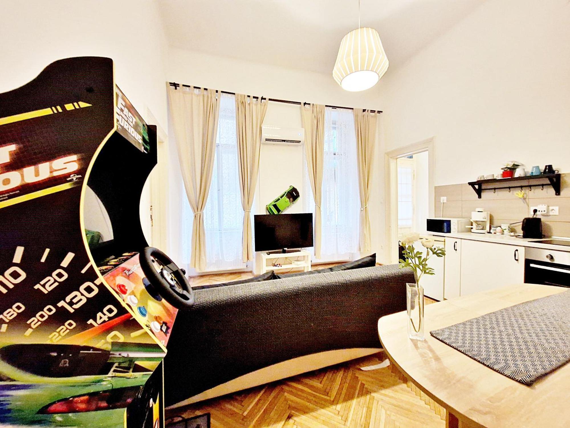 Free Parking Sega Rally Apartment Budapeszt Zewnętrze zdjęcie